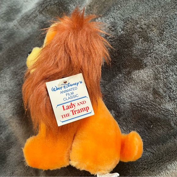 Vintage Walt Disney Lady And The Tramp Lady Plush Dog Stuffed Animal With Tag - Picture 5 of 7